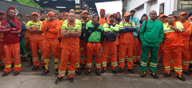  Limpeza Urbana adere ao Dia de Paralisação Nacional. Uma greve de luta pela manutenção dos direitos da classe trabalhadora