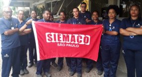  Paralisação e pressão do SIEMACO-SP surtem efeito: funcionários da limpeza da SERPRO recebem benefícios atrasados