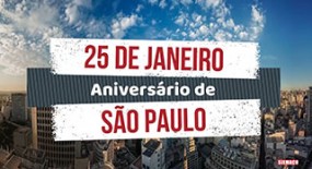  SIEMACO-SP parabeniza São Paulo pelos 468 anos de fundação