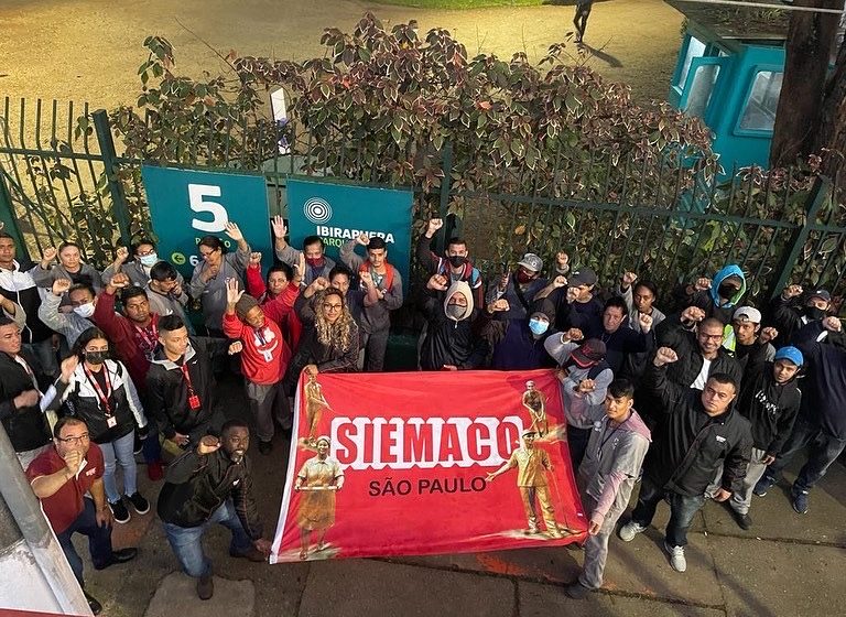  Paralisação no Ibirapuera! Empresa Hese não cumpre convenção e SIEMACO-SP une trabalhadores em defesa dos seus direitos