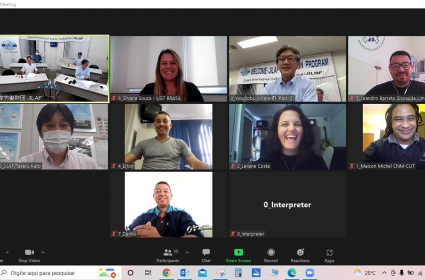  SIEMACO-SP participa de evento on-line da Fundação do Trabalho do Japão