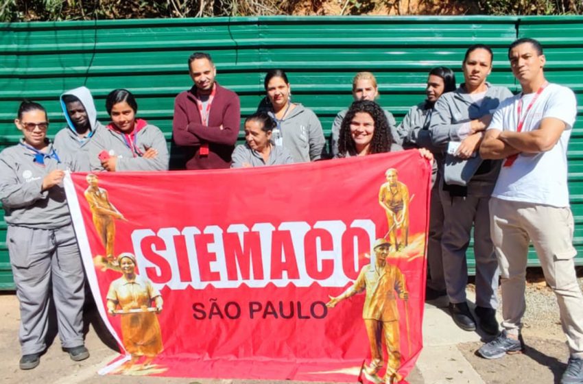  SIEMACO-SP faz paralisação em protesto por falta de pagamento de benefícios