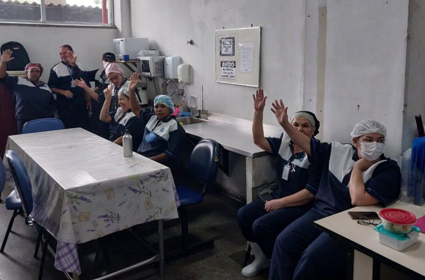  SIEMACO-SP faz paralisação de duas horas no Hospital Geral de Guainazes por atraso no pagamento
