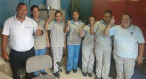 Ação do Siemaco agiliza resultados e trabalhadores fazem questão de agradecer antes de retomar as atividades