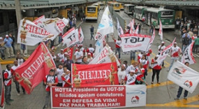 Siemaco apoia protesto de motoristas de ônibus urbanos