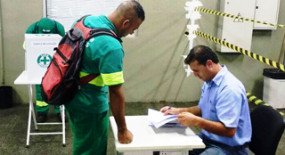 Eleição da Cipa mobiliza equipe da Ecourbis (Garagem Sul)