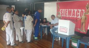 Eleições da Cipa mobilizam trabalhadores da Limpeza do CEU Butantã