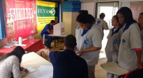Mobilização intensa na votação da Cipa da equipe de limpeza do CEU Formosa