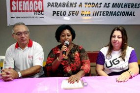  Siemaco SP celebra a mulher trabalhadora ao lado do Siemaco ABC