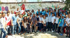 Varreata promove mudança de ponto viciado de descarte de resíduos sólidos em EcoPraça