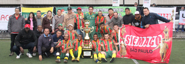 De virada, Nois que Ta sagra-se campeão da Copa Siemaco Ecourbis de Futebol Society