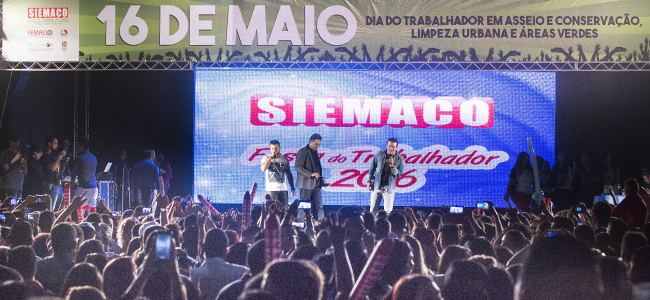  Siemaco realiza grande festa em homenagem ao Profissional do Asseio e Conservação, Limpeza Urbana e Áreas Verdes