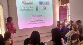 Abrindo a campanha Outubro Rosa no Hospital Psiquiátrico Pinel