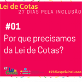Campanha #27diasdeativismopelainclusão alerta para a importância da integração do Profissional com Deficiência no mercado de trabalho