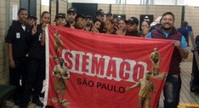  Cem trabalhadores que cuidam da limpeza do Shopping Paulista reafirmam a representação do Siemaco