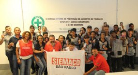  Equipe da Limpeza da Arena Corinthians é 100% da seleção Siemaco