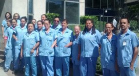 Equipe da limpeza do Fórum Regional Trabalhista adere ao Siemaco