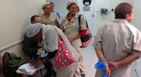 Equipe da limpeza do Icesp comparece em massa à eleição da Cipa