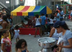 Homenagem às crianças do Parque Taipas