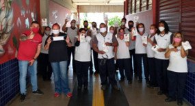 Mais funcionários da limpeza do CEU Vila Curuçá se filiam ao SIEMACO-SP