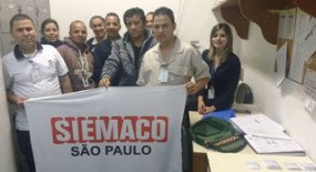 Onet Centro registra cipeiros da equipe de limpeza do Hospital das Clínicas