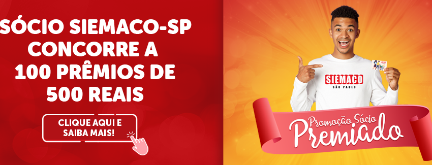  Promoção SÓCIO PREMIADO: são 100 sorteios de 500 reais cada. Confira!