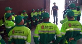 SIEMACO-SP paralisa serviço na Corpus Ambiental e empresa entrega EPI para trabalhadores