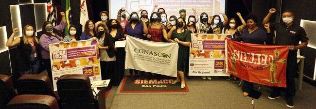  SIEMACO-SP sedia evento contra todas as formas de violência contra a mulher e a importância da ratificação da Convenção 190 da OIT