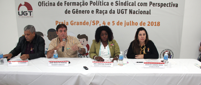 Siemaco-SP participa da Oficina de Formação Política e Sindical com Perspectiva de Gênero e Raça da UGT