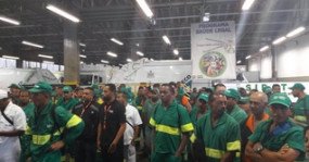 Sipat movimenta garagem da Ecourbis Sul visando conscientização dos trabalhadores