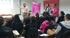 Trabalhadores da Liderança recebem diretores sindicais na Fundacentro