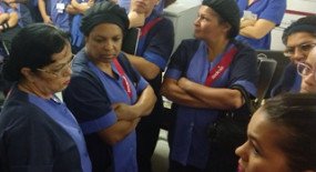 Trabalhadores da limpeza hospitalar discutem CCT do Asseio e Conservação