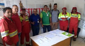 Trabalhadores do Aterro Perus realizam eleição da CIPA