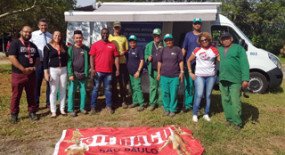 Trabalhadores do Parque do Carmo recebem Atendimento Móvel médico e jurídico gratuitos
