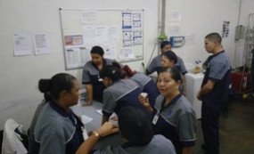Trabalhadores elegem os cipeiros da equipe de limpeza do Center Norte