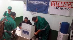 Uma mulher é eleita titular da Cipa em garagem de maioria masculina (Koleta Ambiental Jaguaré)