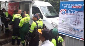 Van da Saúde do Siemaco SP faz exames gratuitos em trabalhadores da Trevo Ambiental