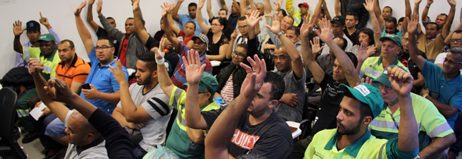 Trabalhadores da Limpeza Urbana analisam pauta de reivindicações que norteará Negociação Coletiva de Trabalho 2018-2019