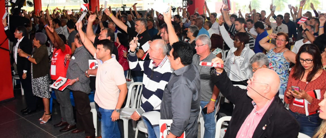 SIEMACO-SP participa de congresso da UGT. Ricardo Patah é reeleito presidente da central sindical