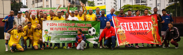  Estreia da 1ª. Copa Siemaco Soma Sul de Futebol Society acontece em clima de amizade