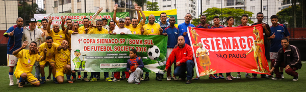  Estreia da 1ª. Copa Siemaco Soma Sul de Futebol Society acontece em clima de amizade
