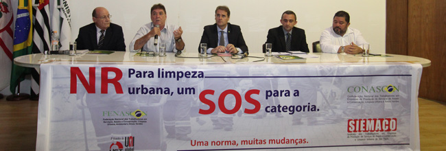 Audiência Pública debate o texto base da NR da Limpeza Urbana
