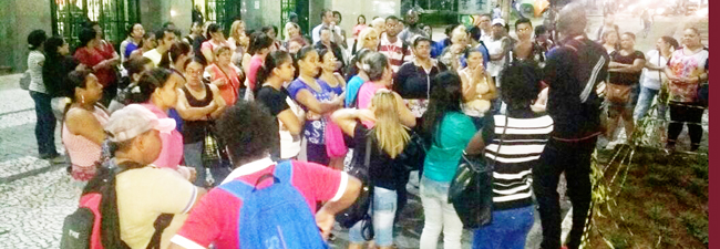 No Fórum João Mendes, trabalhadores da limpeza decretam greve
