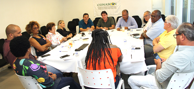 Diretores do SIEMACO-SP participam de reunião da CONASCON sobre a nova estrutura sindical