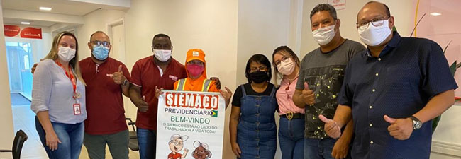  Varredoras se aposentam com apoio do departamento Previdenciário do SIEMACO-SP