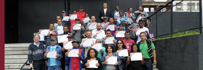 Pela quinta vez em três anos, Central de Cursos do Siemaco forma jardineiros