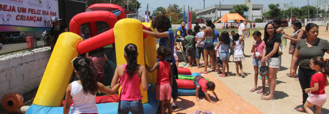  No Jardim São Nicolau, a festa das crianças fica cada ano maior e animada