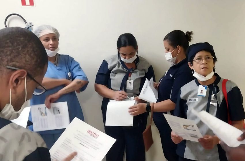  Equipe de Saúde realiza eleição da CIPA na unidade Mooca do Hospital São Camilo