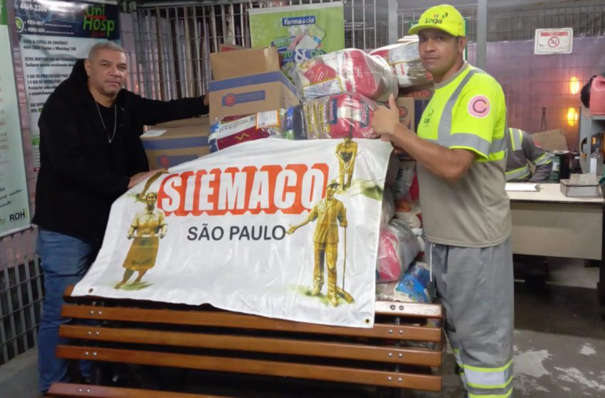  Trabalhadores da Loga Jaguaré se mobilizam, arrecadam e doam 80 cestas básicas