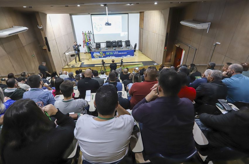  Evento discute a aplicabilidade da NR 38 e sua importância para a segurança no trabalho